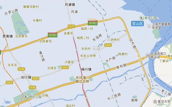 成都到上海宝山区物流货运专线可将货物送到的服务地区