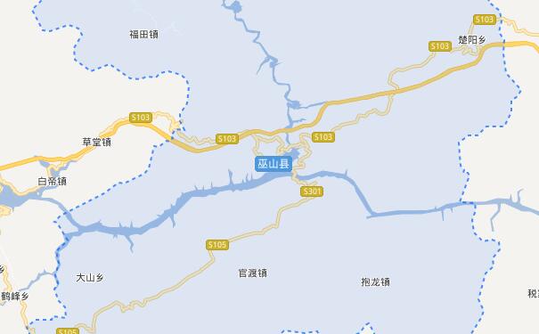成都到巫山县物流专线可将货物送到的服务地区