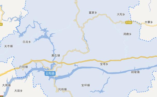 成都到云阳县物流专线可将货物送到的服务地区